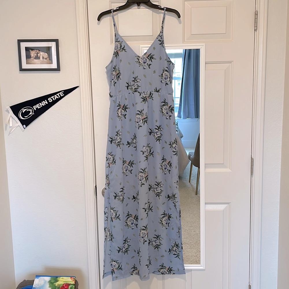 Maxi flowered dress: Size 10